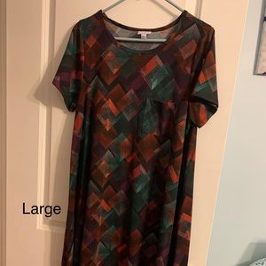 Lularoe large Carly dress